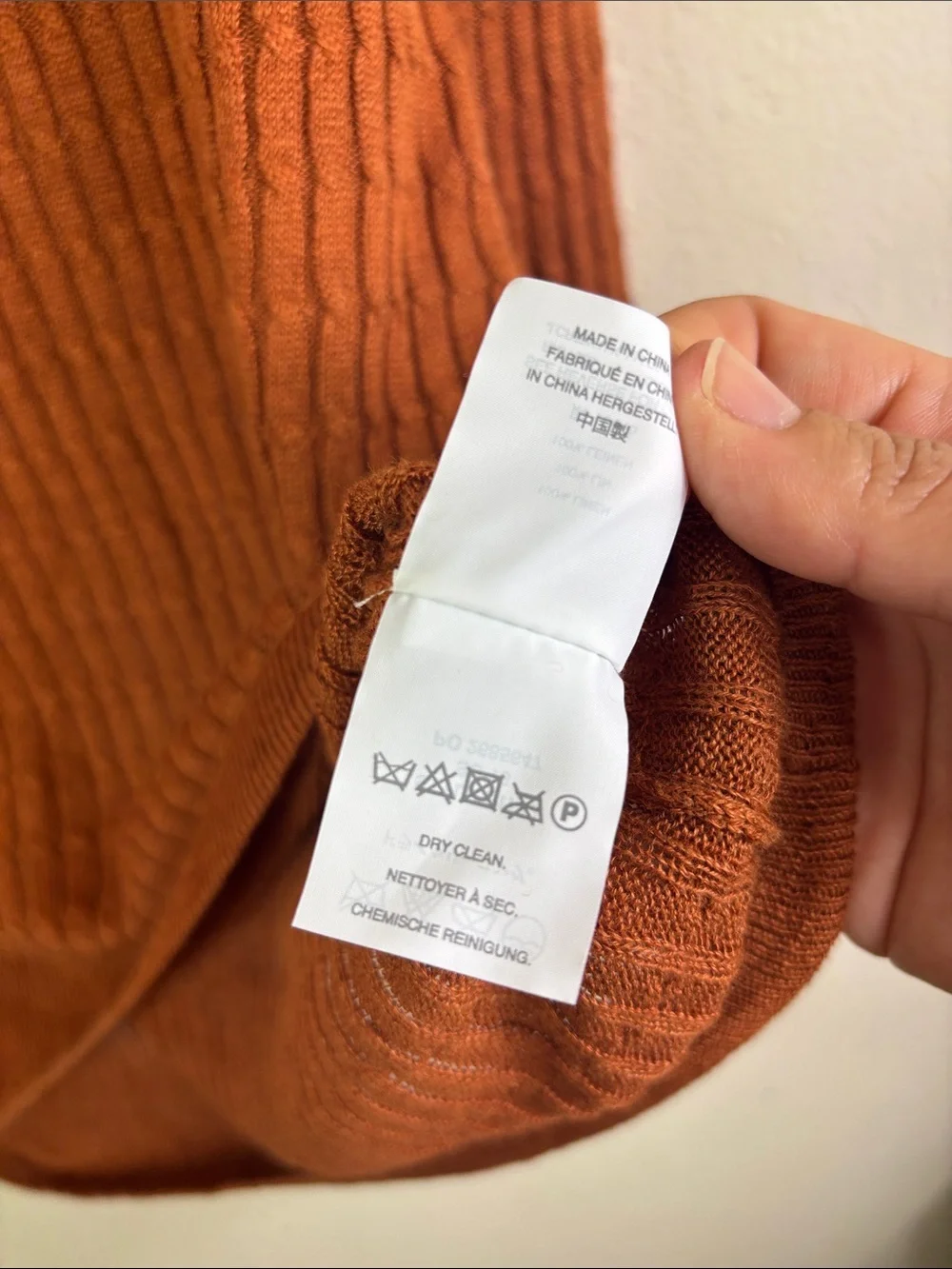 J. Crew 100% linen Ribbed Knit Sweater in Brown Long Sleeve sz small